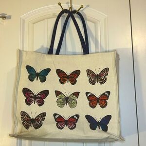 Butterfly Canvas Tote Bag
